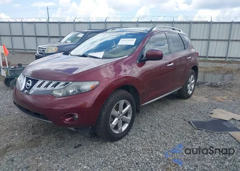 2010 Nissan Murano Sl из США, поврежденный, VIN JN8AZ1MU5AW013665